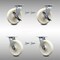 Service Caster 8 Inch Stainless Steel Nylon Caster Set with Roll Bearings 4 Swivel Lock 2 Brake SCC-SS30S820-NYR-TLB-BSL-2-BSL-2 - alternate 1